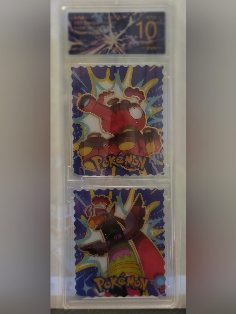 Pokémon Octillery And Xatu Stamp Art Slab